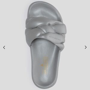 Lemon Jelly COCOON 07 VEGAN GREY SLIDES NWOT